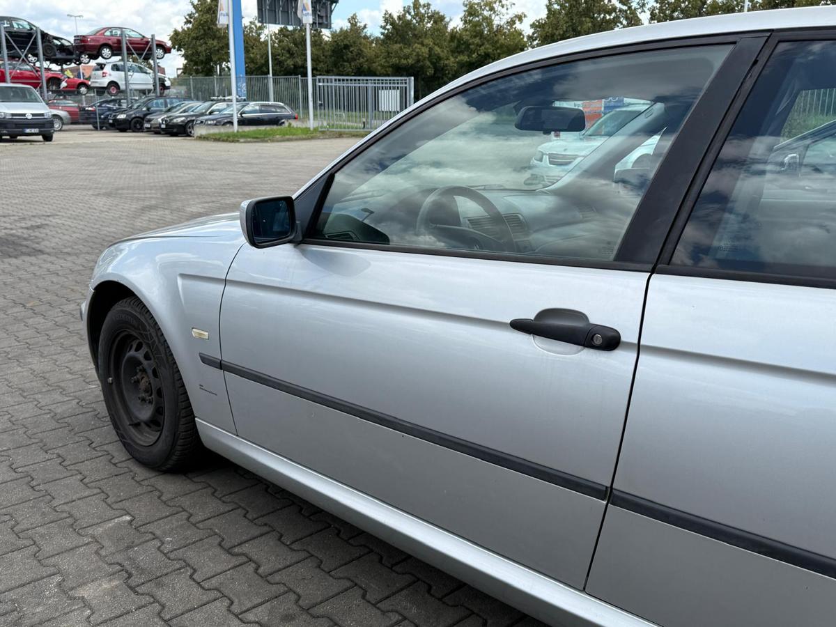 BMW E46 Compact original Tür links 354 Titansilber Metallic Rohbau BJ03